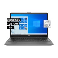 Laptop HP 15-DW1085LA Intel Core i3 10ma Generación 4GB RAM DDR4 256GB SSD 15.6”